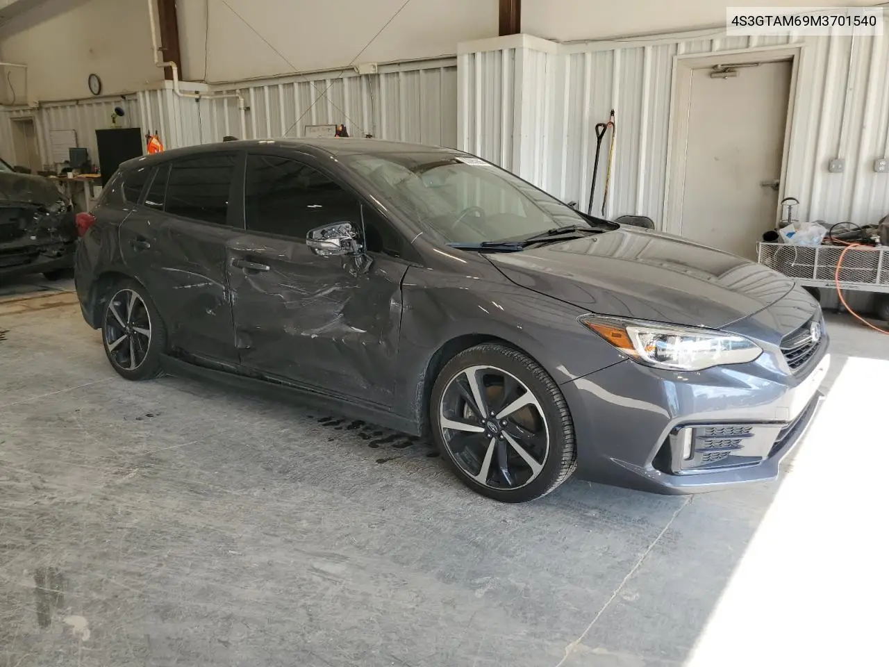 2021 Subaru Impreza Sport VIN: 4S3GTAM69M3701540 Lot: 63095265