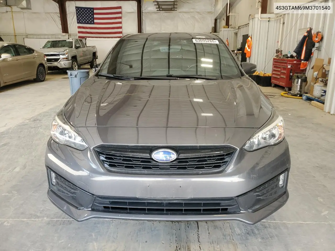 2021 Subaru Impreza Sport VIN: 4S3GTAM69M3701540 Lot: 63095265