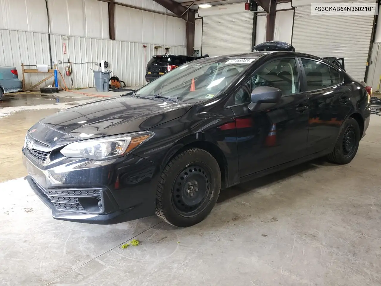 2022 Subaru Impreza VIN: 4S3GKAB64N3602101 Lot: 52358855