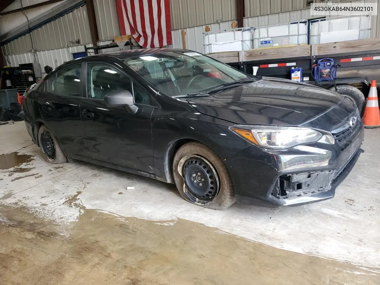 2022 Subaru Impreza VIN: 4S3GKAB64N3602101 Lot: 52358855