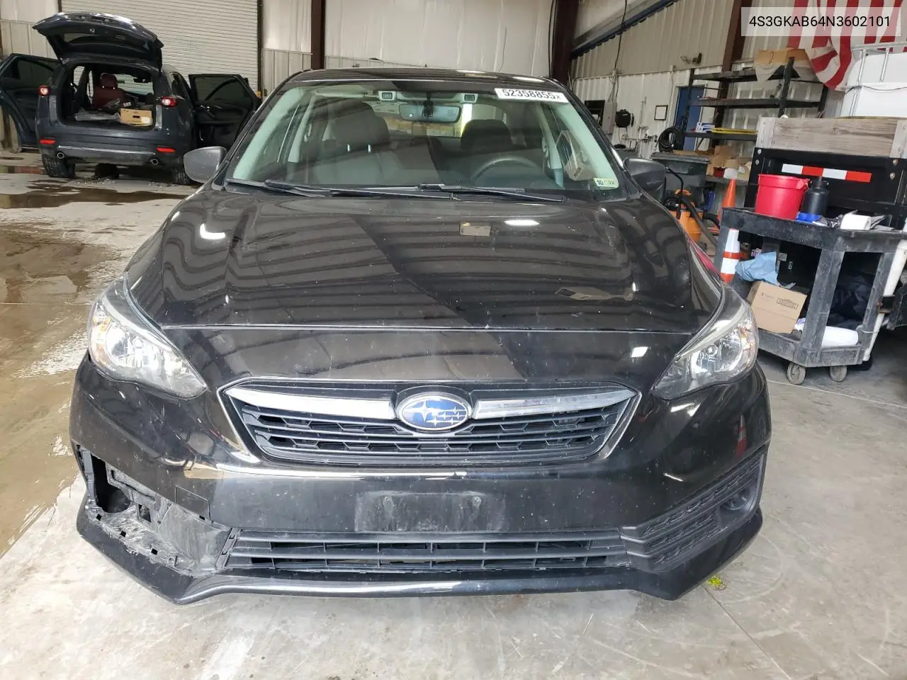 2022 Subaru Impreza VIN: 4S3GKAB64N3602101 Lot: 52358855