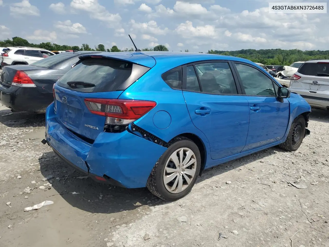 2022 Subaru Impreza VIN: 4S3GTAB6XN3726483 Lot: 56176975