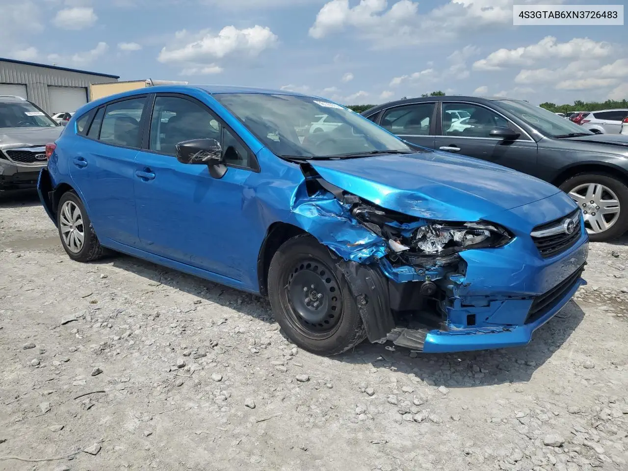 2022 Subaru Impreza VIN: 4S3GTAB6XN3726483 Lot: 56176975