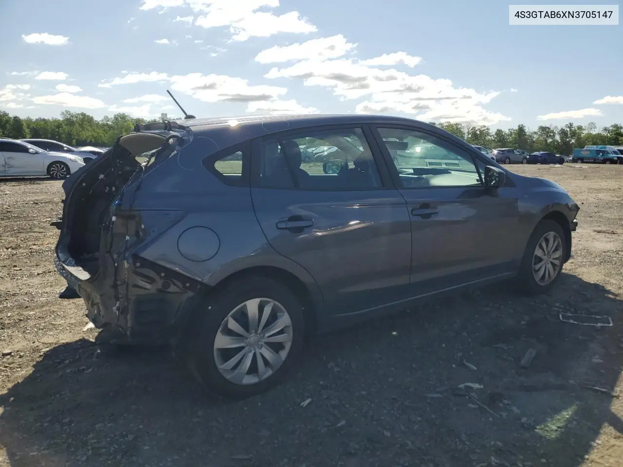 2022 Subaru Impreza VIN: 4S3GTAB6XN3705147 Lot: 56573885