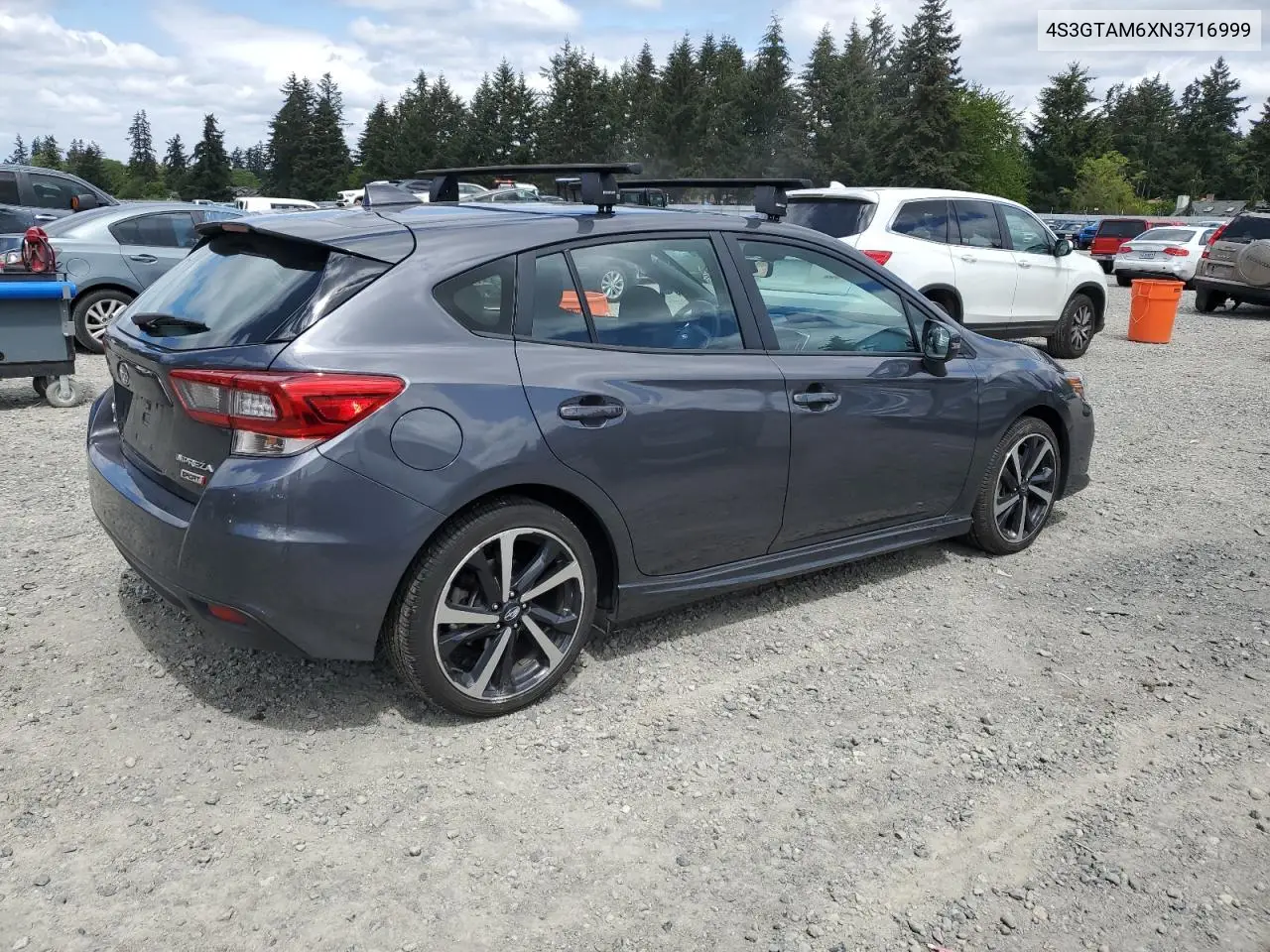2022 Subaru Impreza Sport VIN: 4S3GTAM6XN3716999 Lot: 56902405