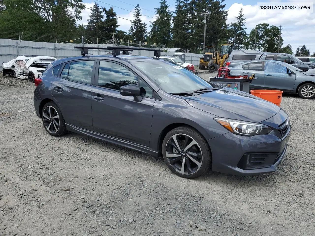 2022 Subaru Impreza Sport VIN: 4S3GTAM6XN3716999 Lot: 56902405