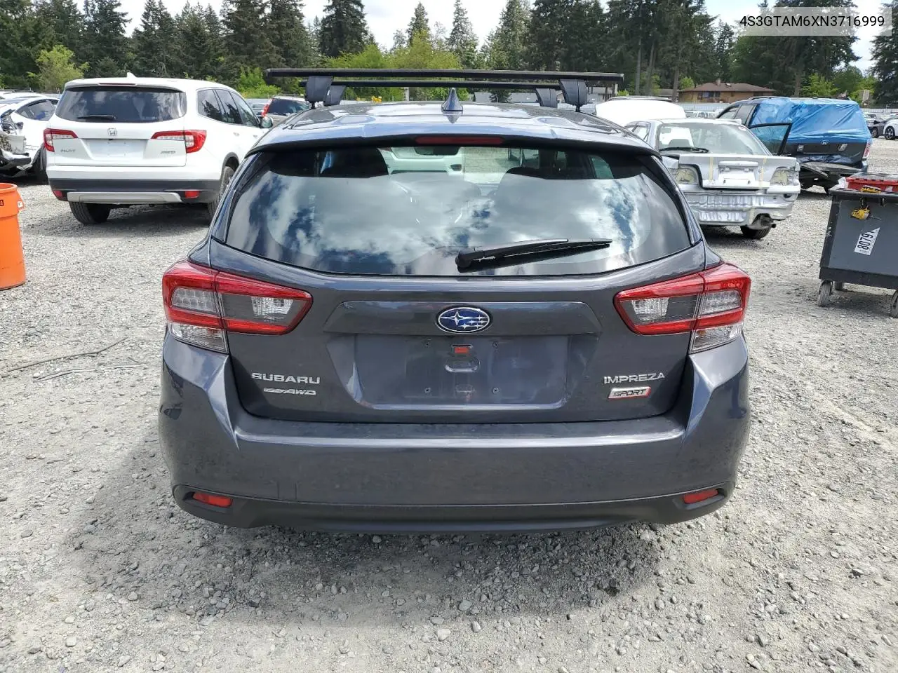 2022 Subaru Impreza Sport VIN: 4S3GTAM6XN3716999 Lot: 56902405