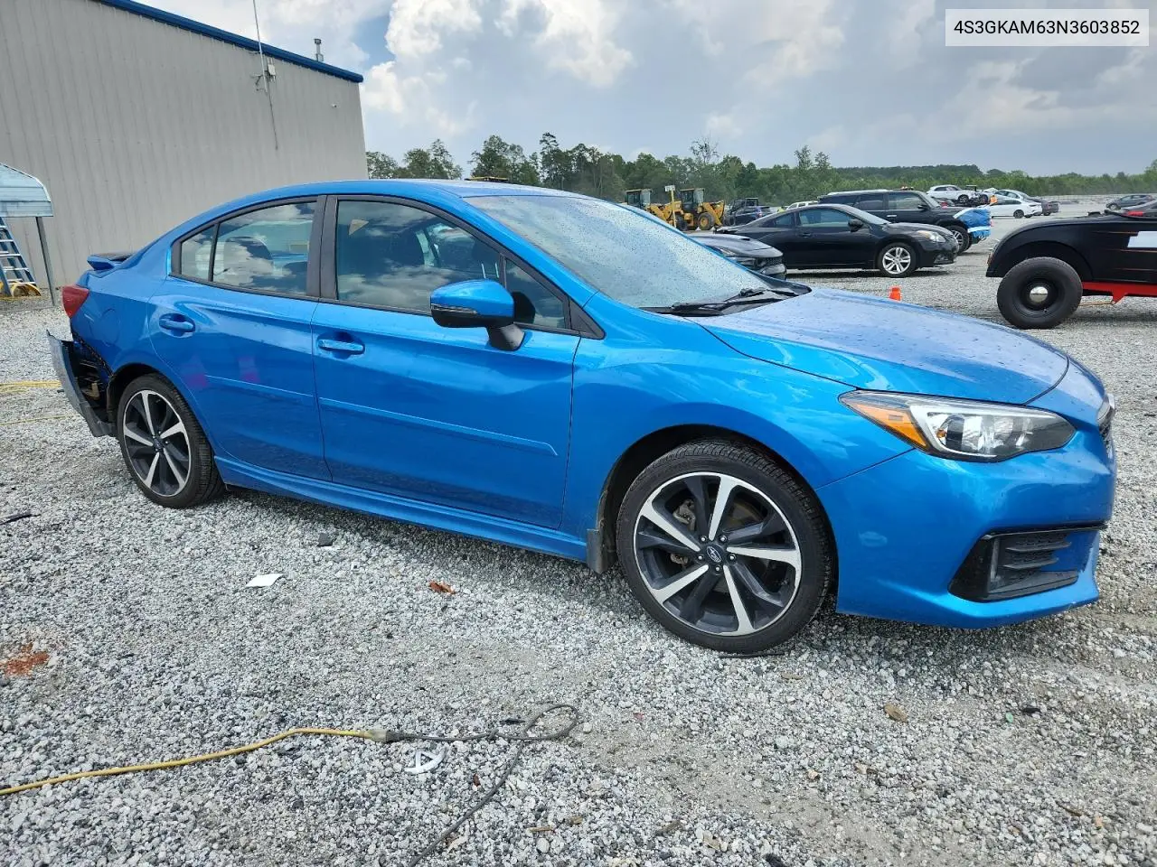 2022 Subaru Impreza Sport VIN: 4S3GKAM63N3603852 Lot: 62514665