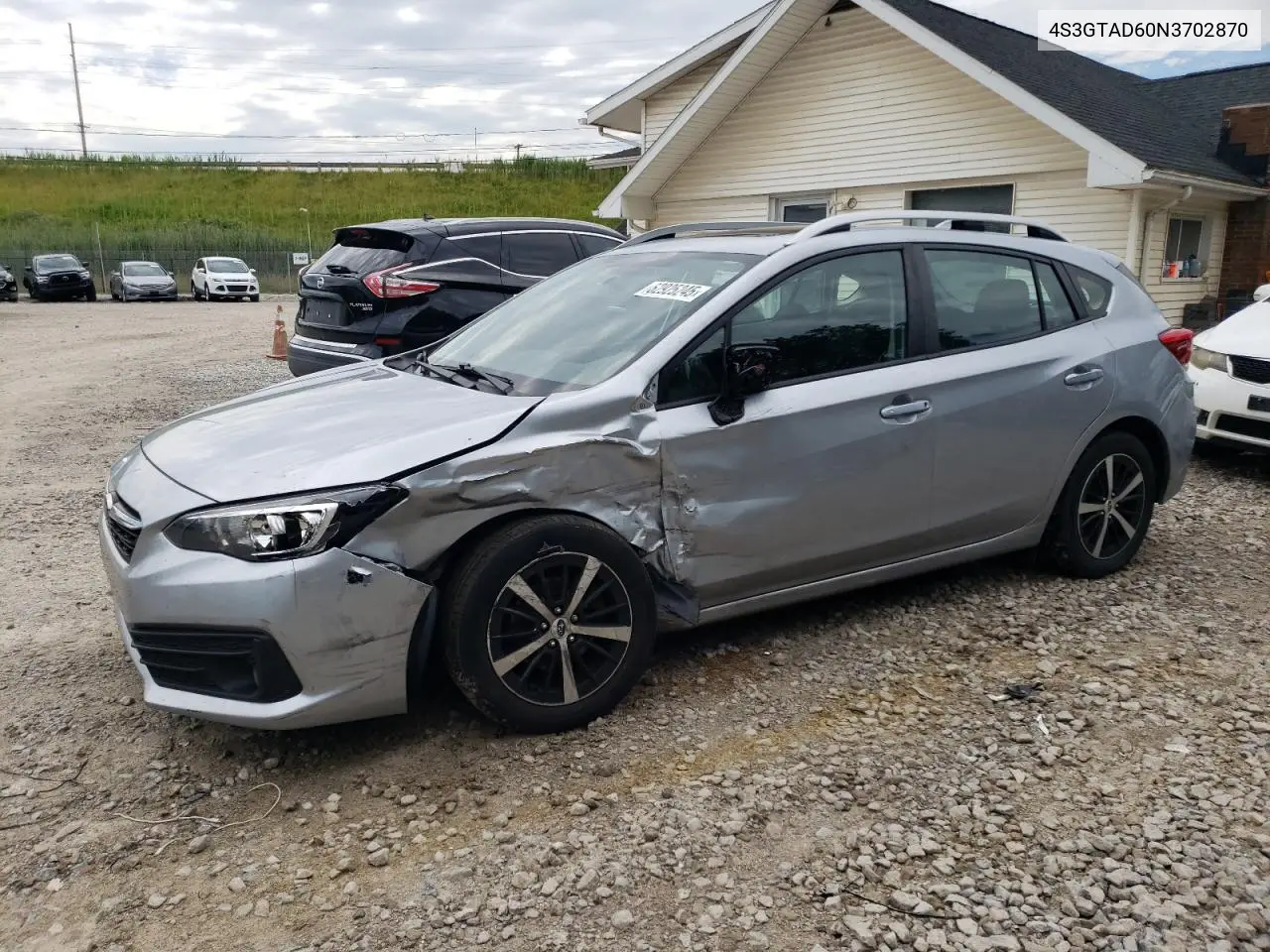 2022 Subaru Impreza Premium VIN: 4S3GTAD60N3702870 Lot: 62925245