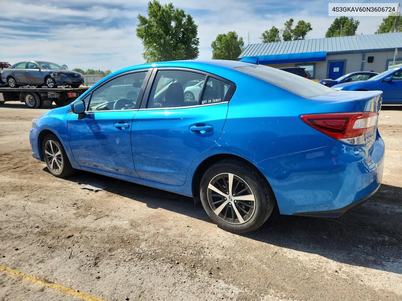 2022 Subaru Impreza Premium VIN: 4S3GKAV60N3606724 Lot: 63113395