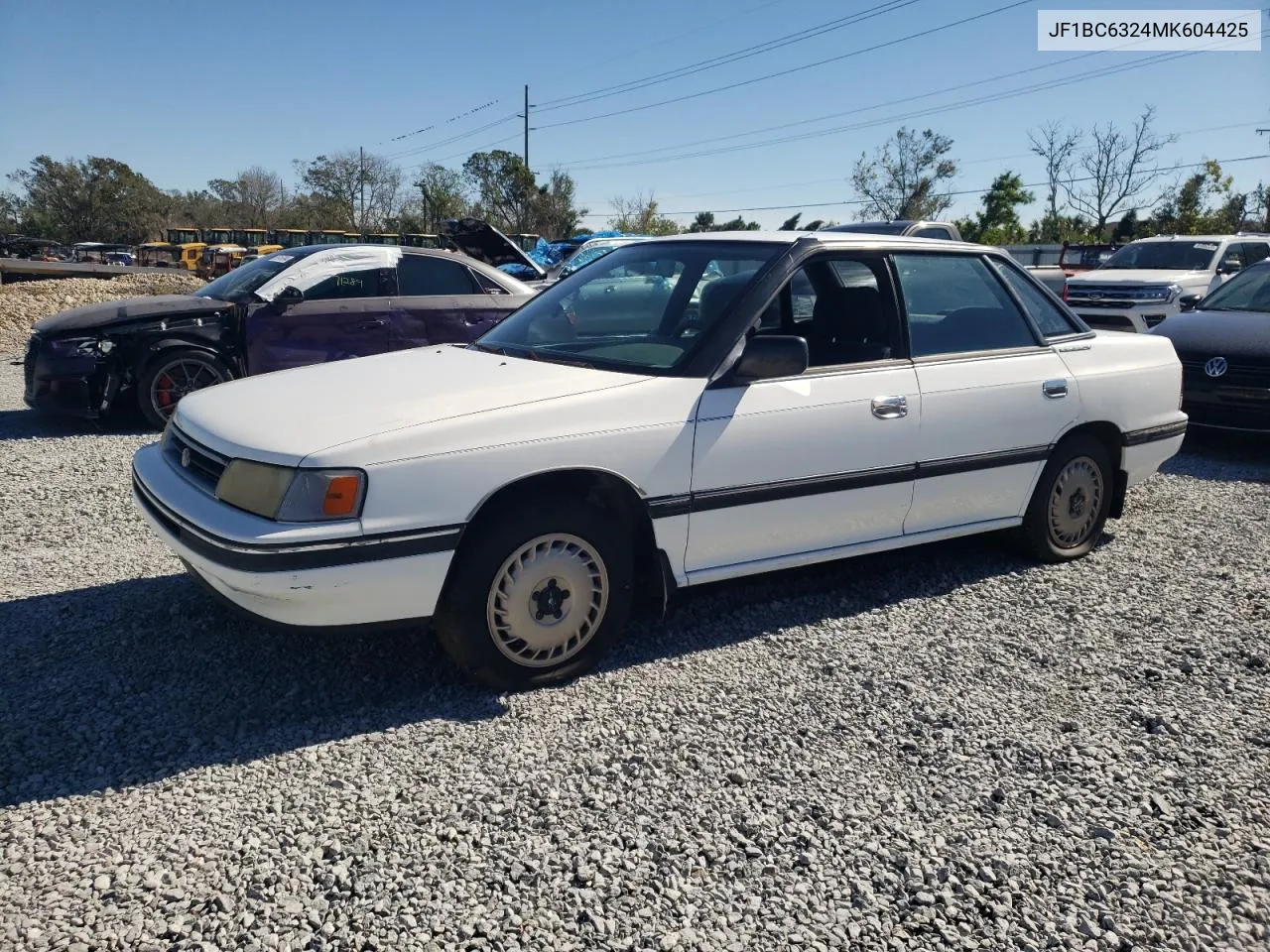 1991 Subaru Legacy L VIN: JF1BC6324MK604425 Lot: 81593374