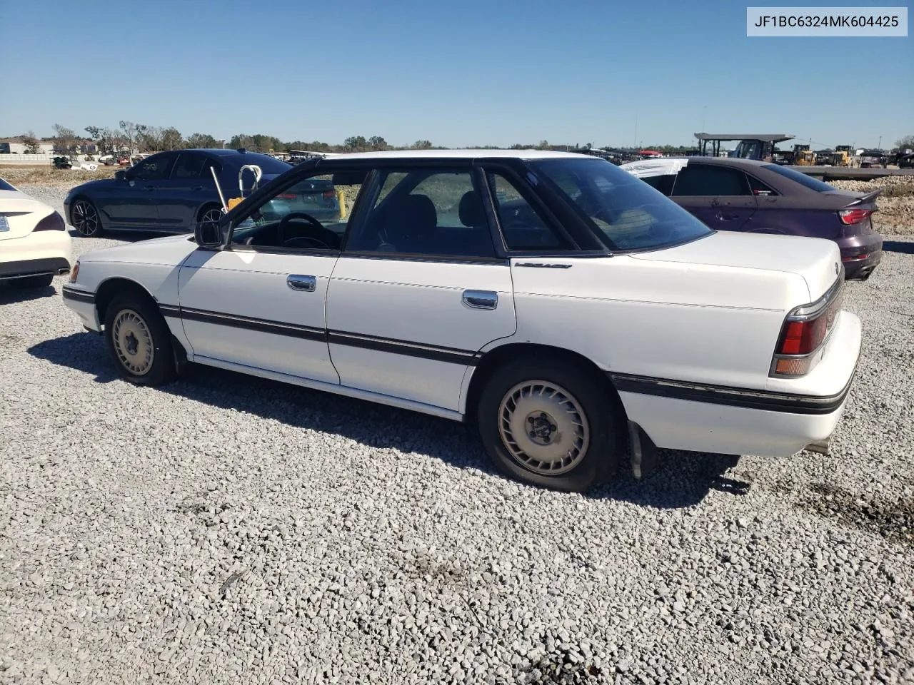 1991 Subaru Legacy L VIN: JF1BC6324MK604425 Lot: 81593374