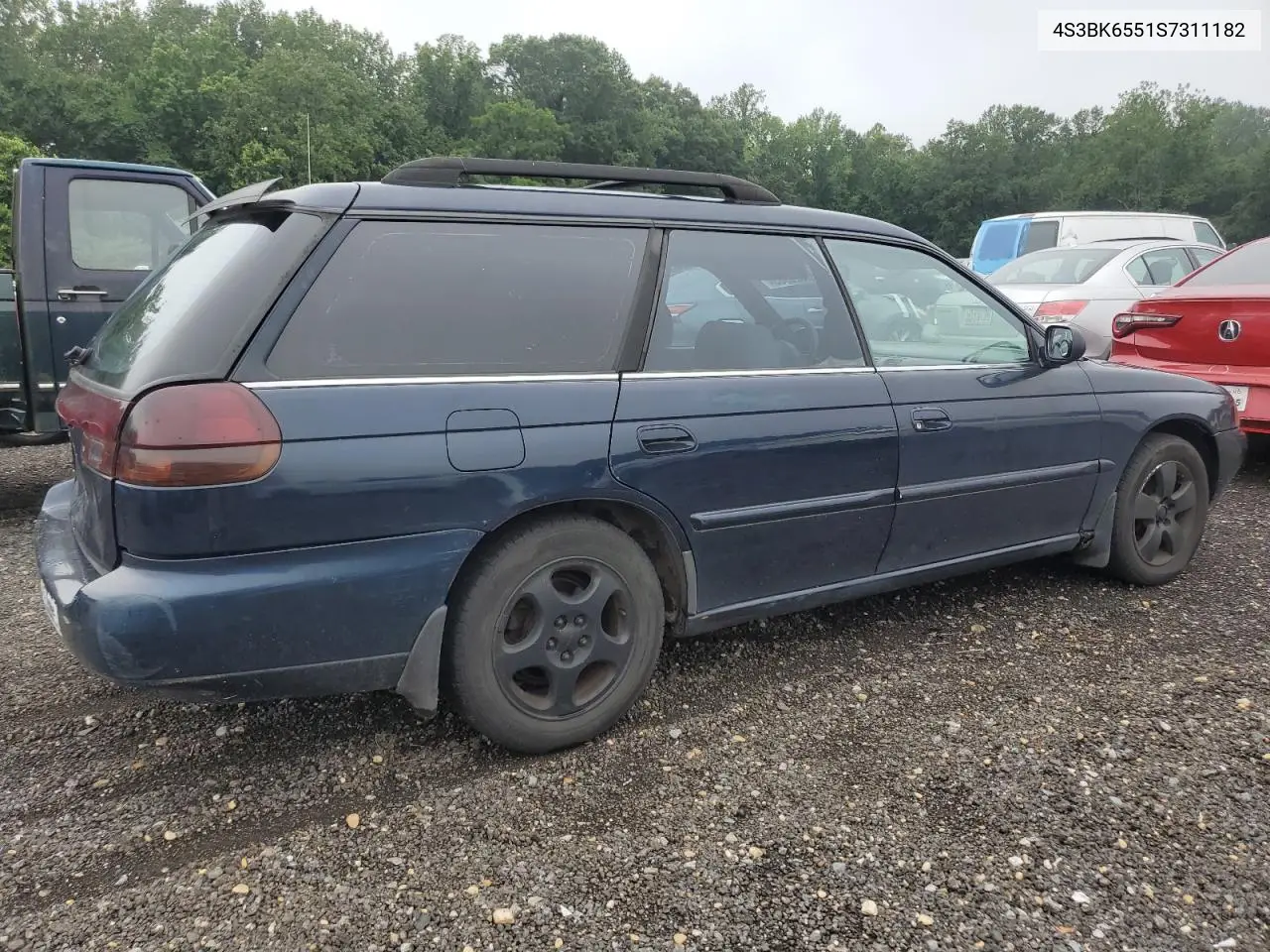 1995 Subaru Legacy Ls VIN: 4S3BK6551S7311182 Lot: 62820985