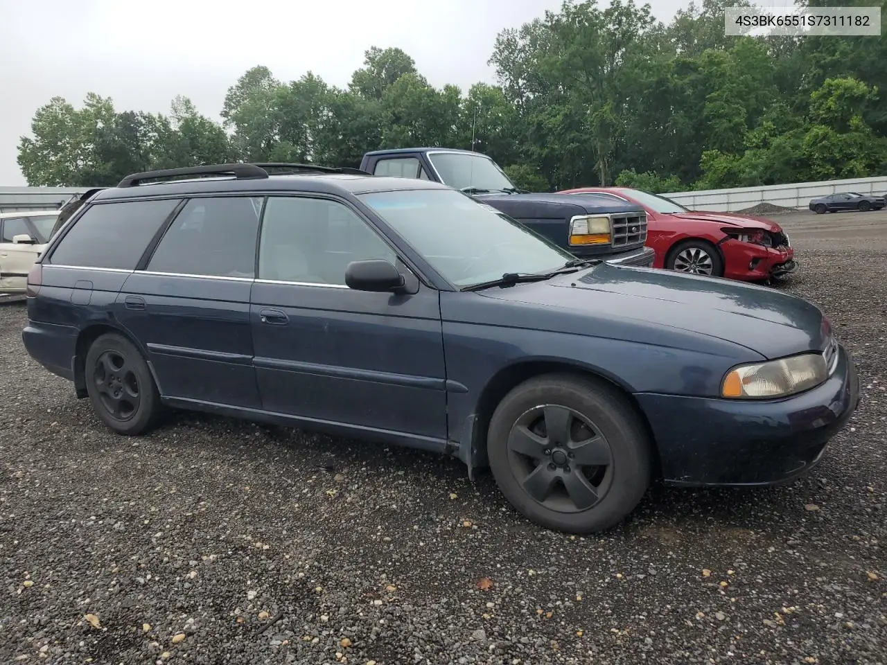 1995 Subaru Legacy Ls VIN: 4S3BK6551S7311182 Lot: 62820985