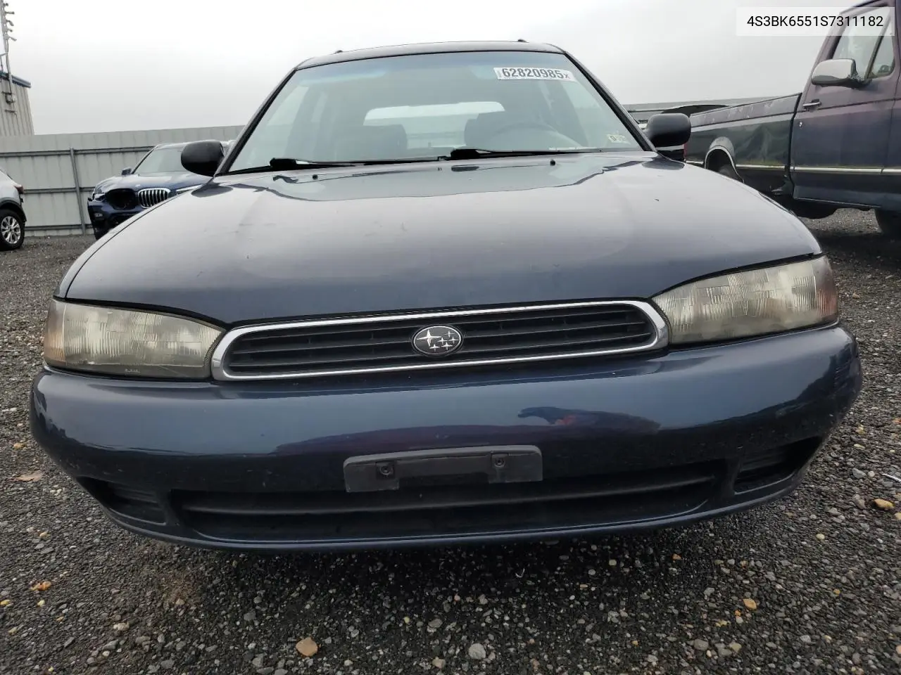 1995 Subaru Legacy Ls VIN: 4S3BK6551S7311182 Lot: 62820985
