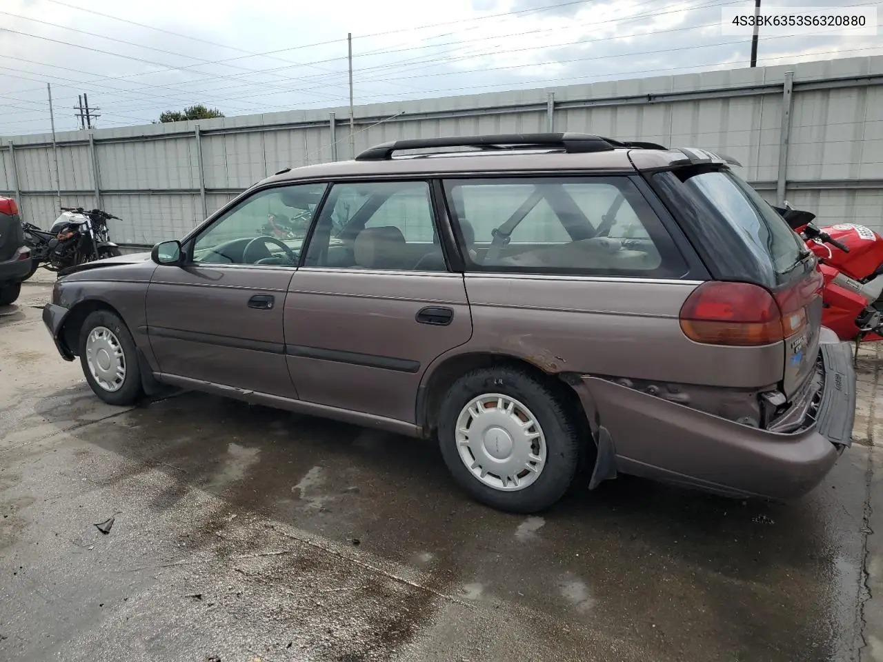 1995 Subaru Legacy L VIN: 4S3BK6353S6320880 Lot: 65086335