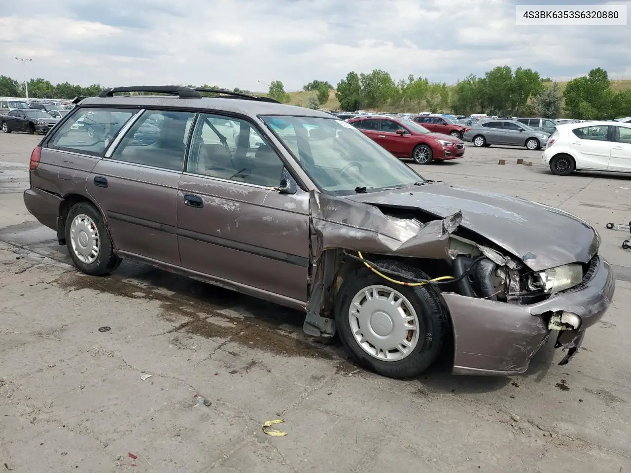 1995 Subaru Legacy L VIN: 4S3BK6353S6320880 Lot: 65086335