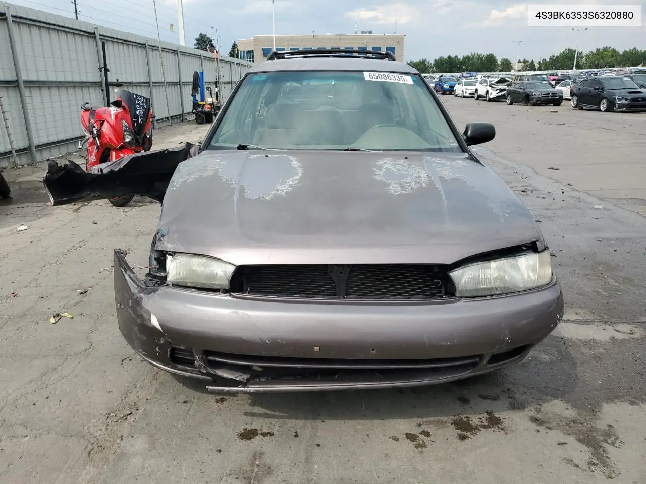 1995 Subaru Legacy L VIN: 4S3BK6353S6320880 Lot: 65086335