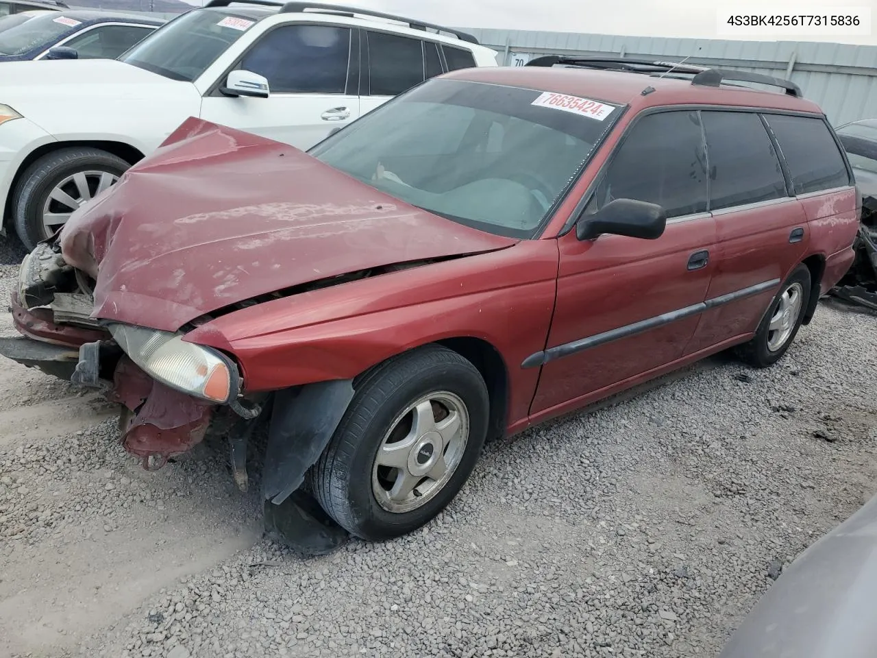 1996 Subaru Legacy Brighton VIN: 4S3BK4256T7315836 Lot: 76635424
