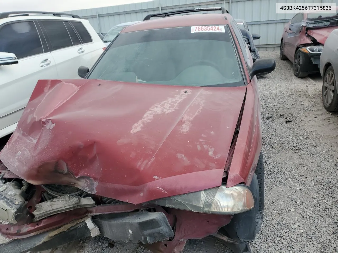 1996 Subaru Legacy Brighton VIN: 4S3BK4256T7315836 Lot: 76635424