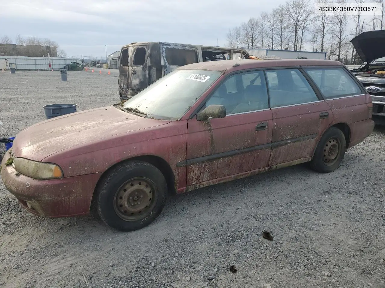 1997 Subaru Legacy L VIN: 4S3BK4350V7303571 Lot: 47150905