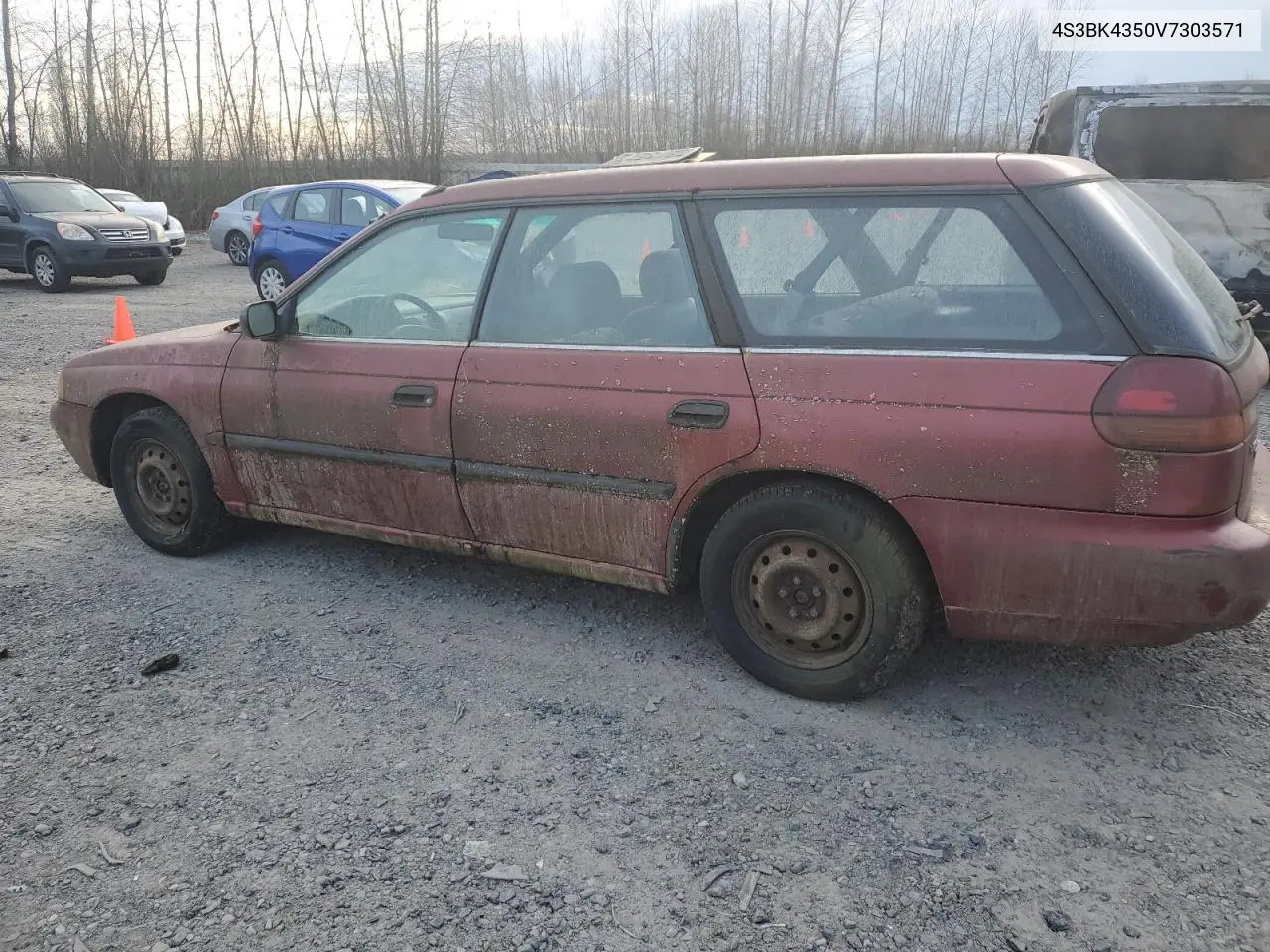 1997 Subaru Legacy L VIN: 4S3BK4350V7303571 Lot: 47150905