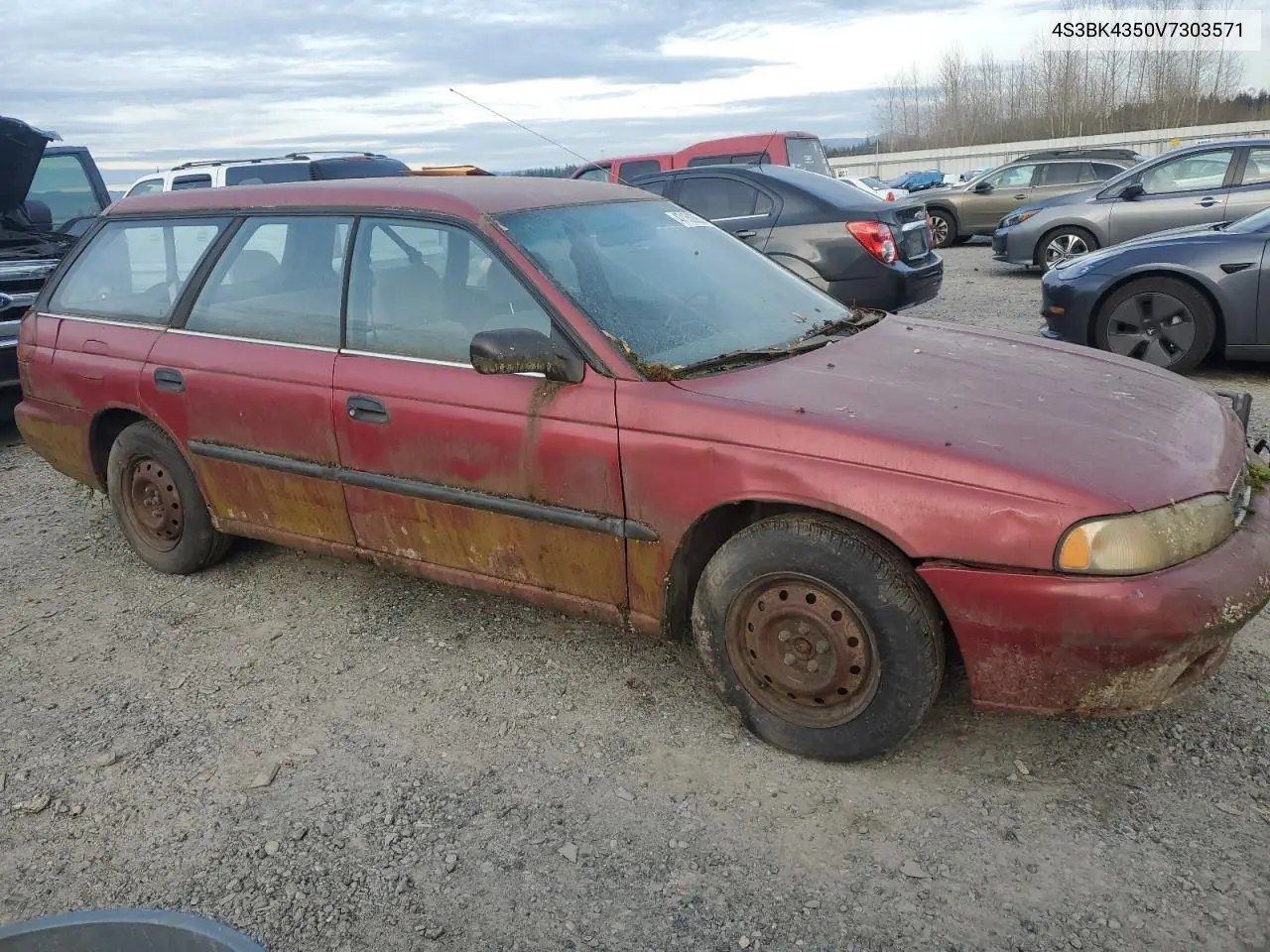 1997 Subaru Legacy L VIN: 4S3BK4350V7303571 Lot: 47150905