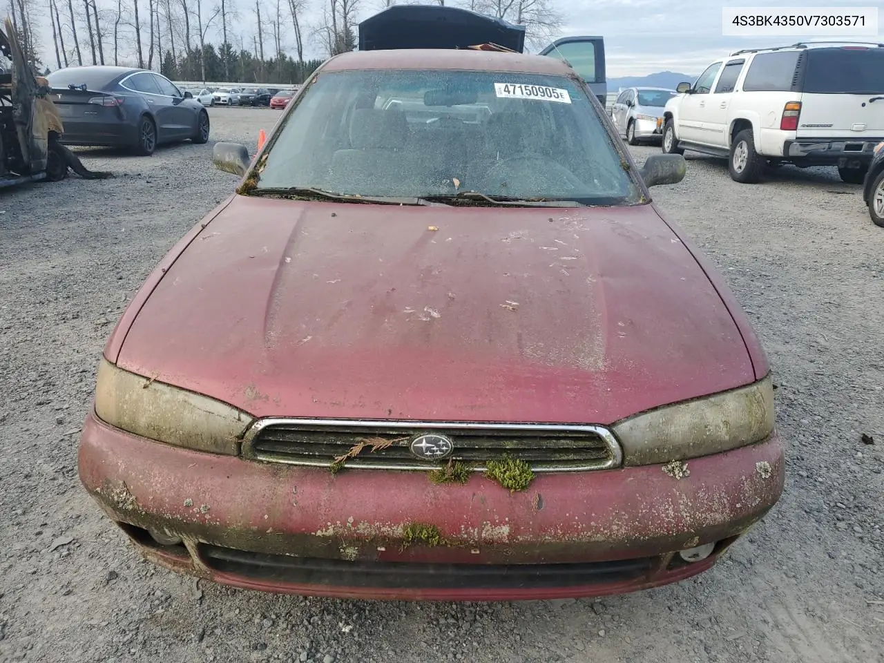 1997 Subaru Legacy L VIN: 4S3BK4350V7303571 Lot: 47150905