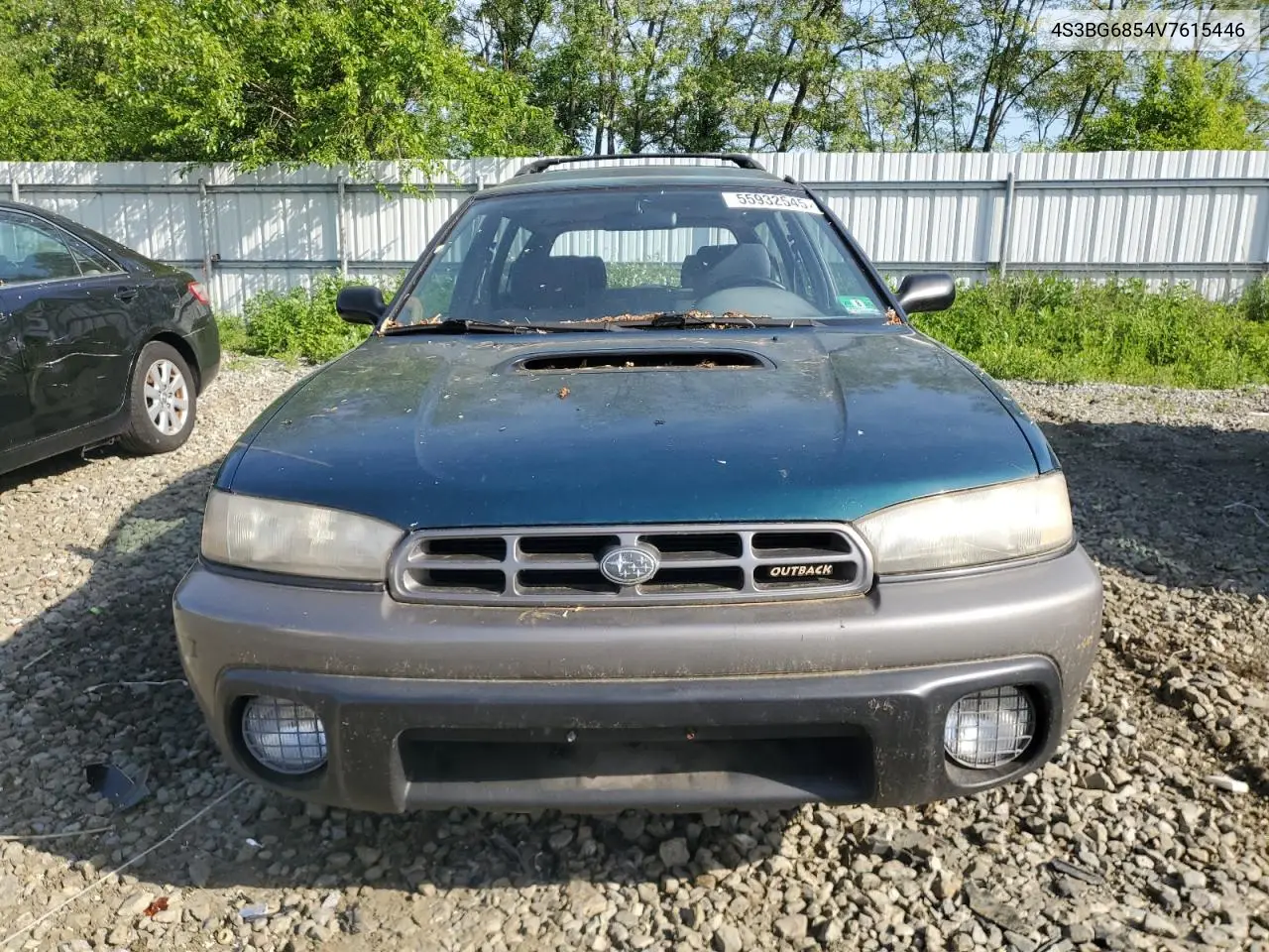 1997 Subaru Legacy Outback VIN: 4S3BG6854V7615446 Lot: 55932545