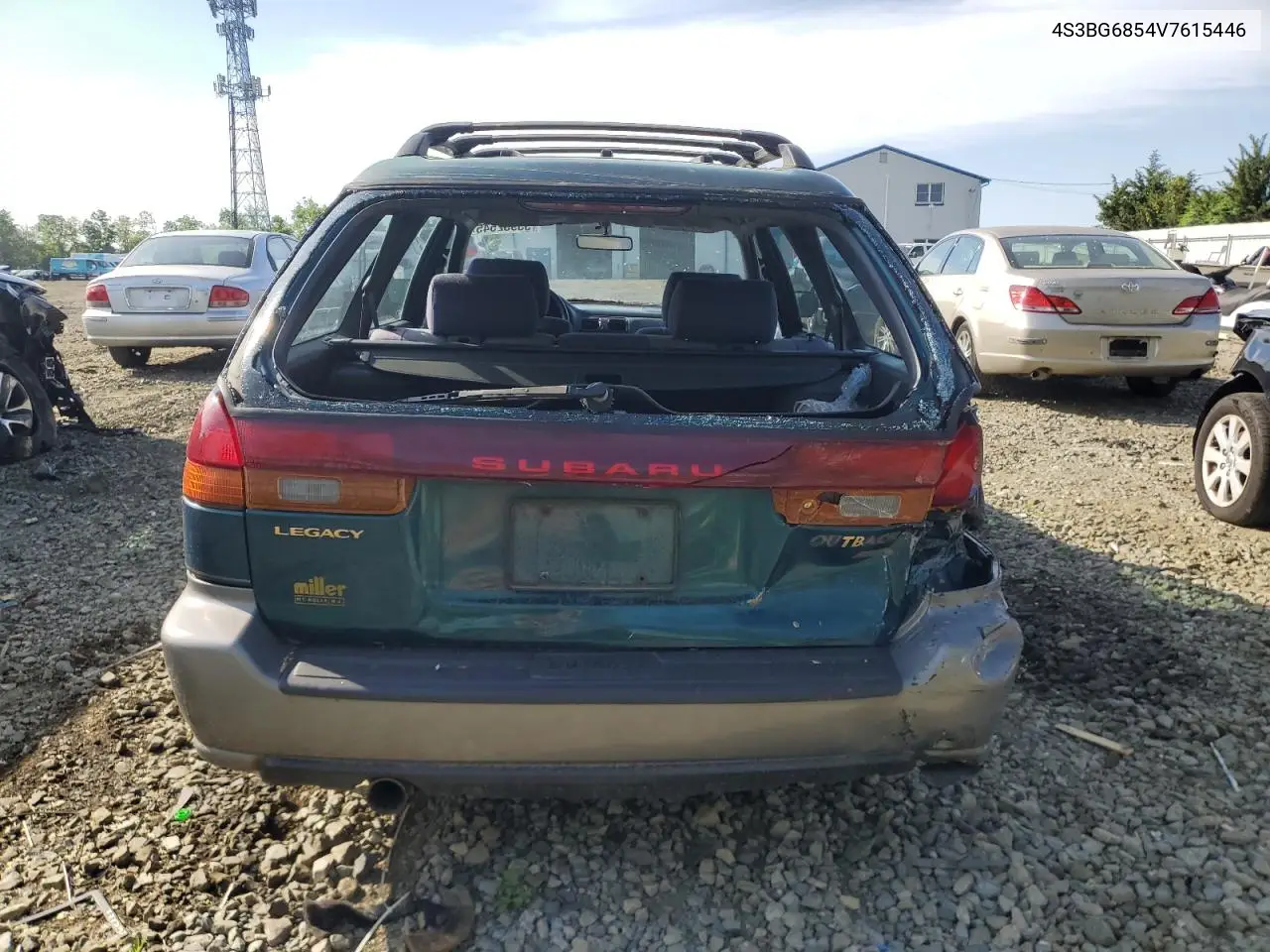 1997 Subaru Legacy Outback VIN: 4S3BG6854V7615446 Lot: 55932545