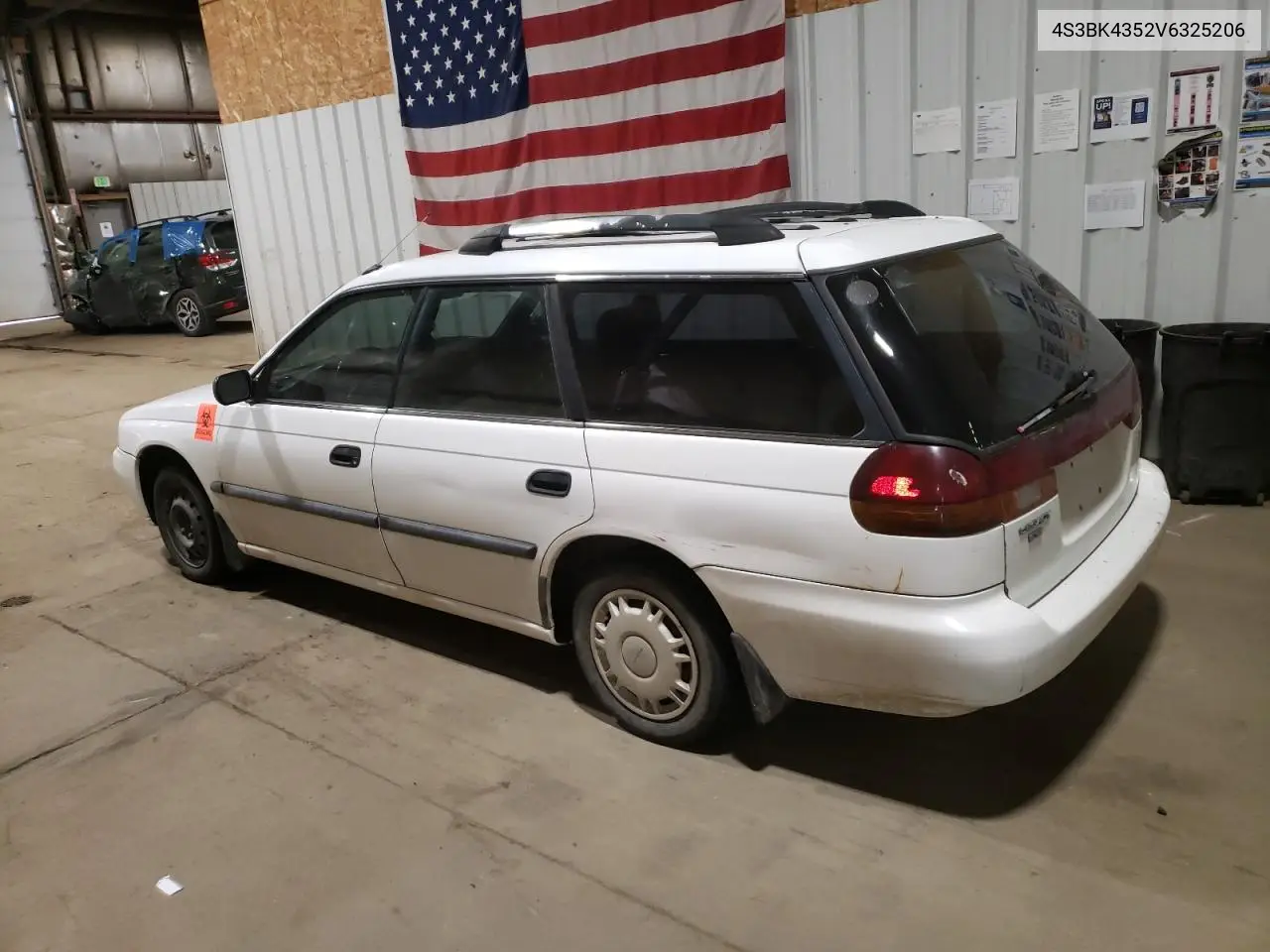 1997 Subaru Legacy L VIN: 4S3BK4352V6325206 Lot: 59045465