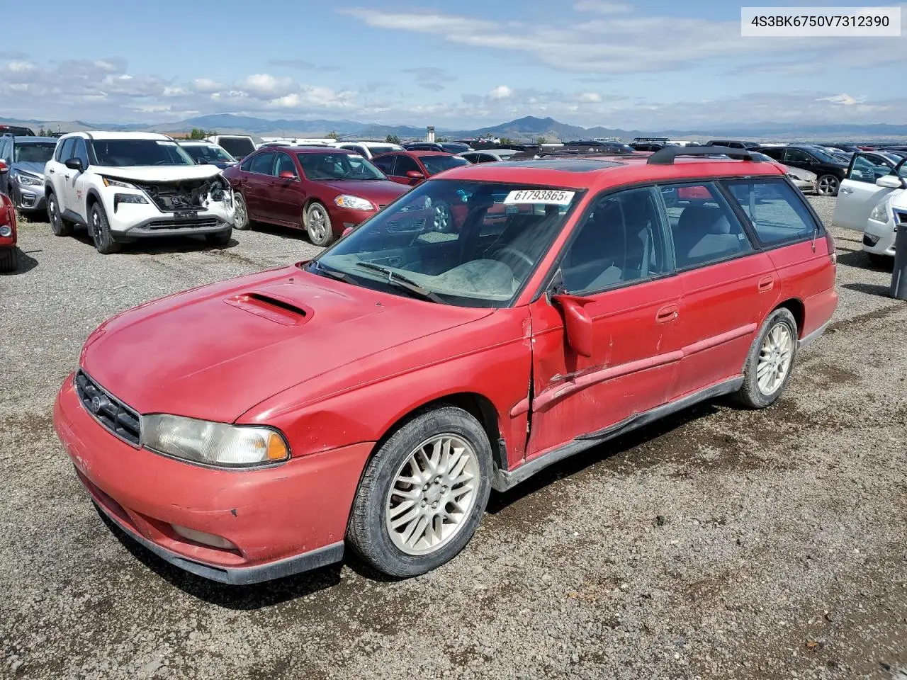 1997 Subaru Legacy Gt VIN: 4S3BK6750V7312390 Lot: 61793865