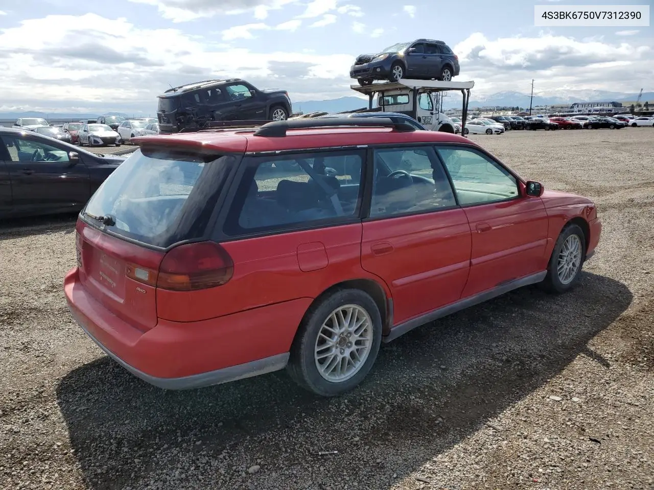 1997 Subaru Legacy Gt VIN: 4S3BK6750V7312390 Lot: 61793865