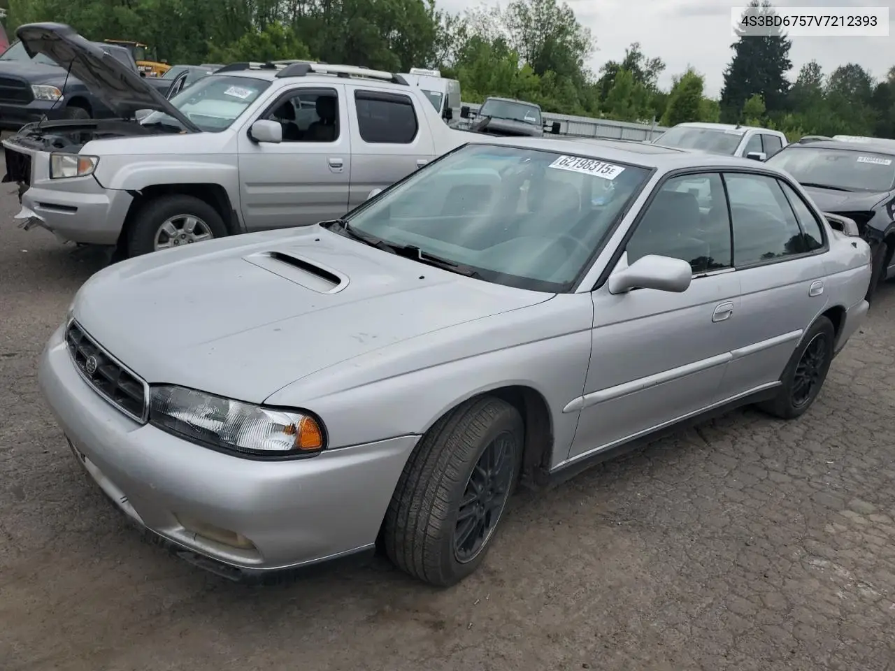 1997 Subaru Legacy Gt VIN: 4S3BD6757V7212393 Lot: 62198315