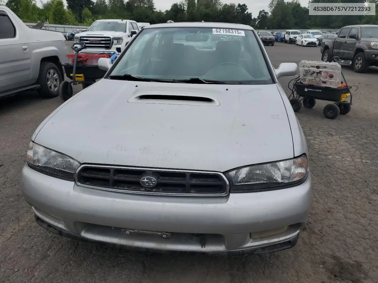 1997 Subaru Legacy Gt VIN: 4S3BD6757V7212393 Lot: 62198315