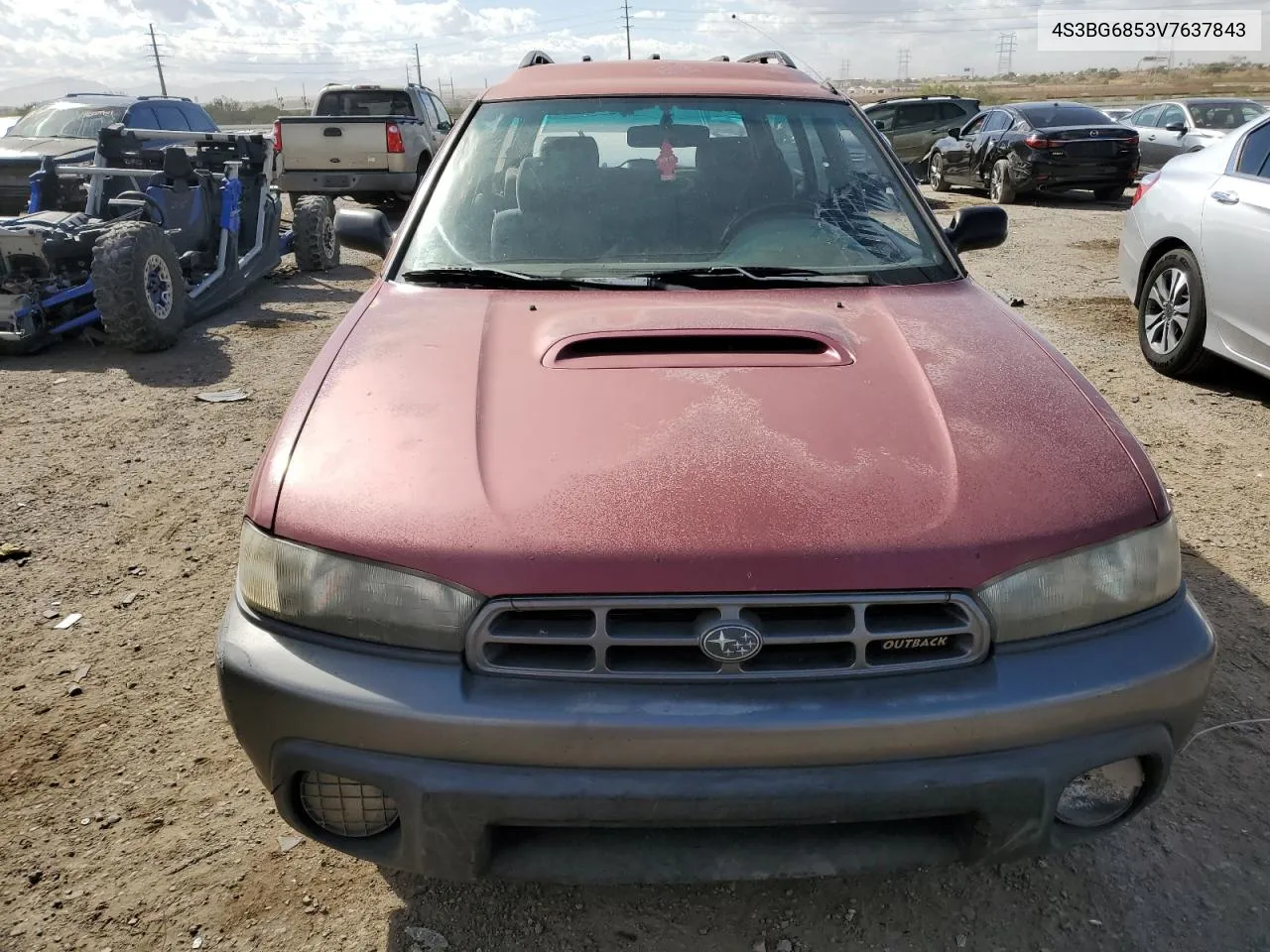 1997 Subaru Legacy Outback VIN: 4S3BG6853V7637843 Lot: 76944614