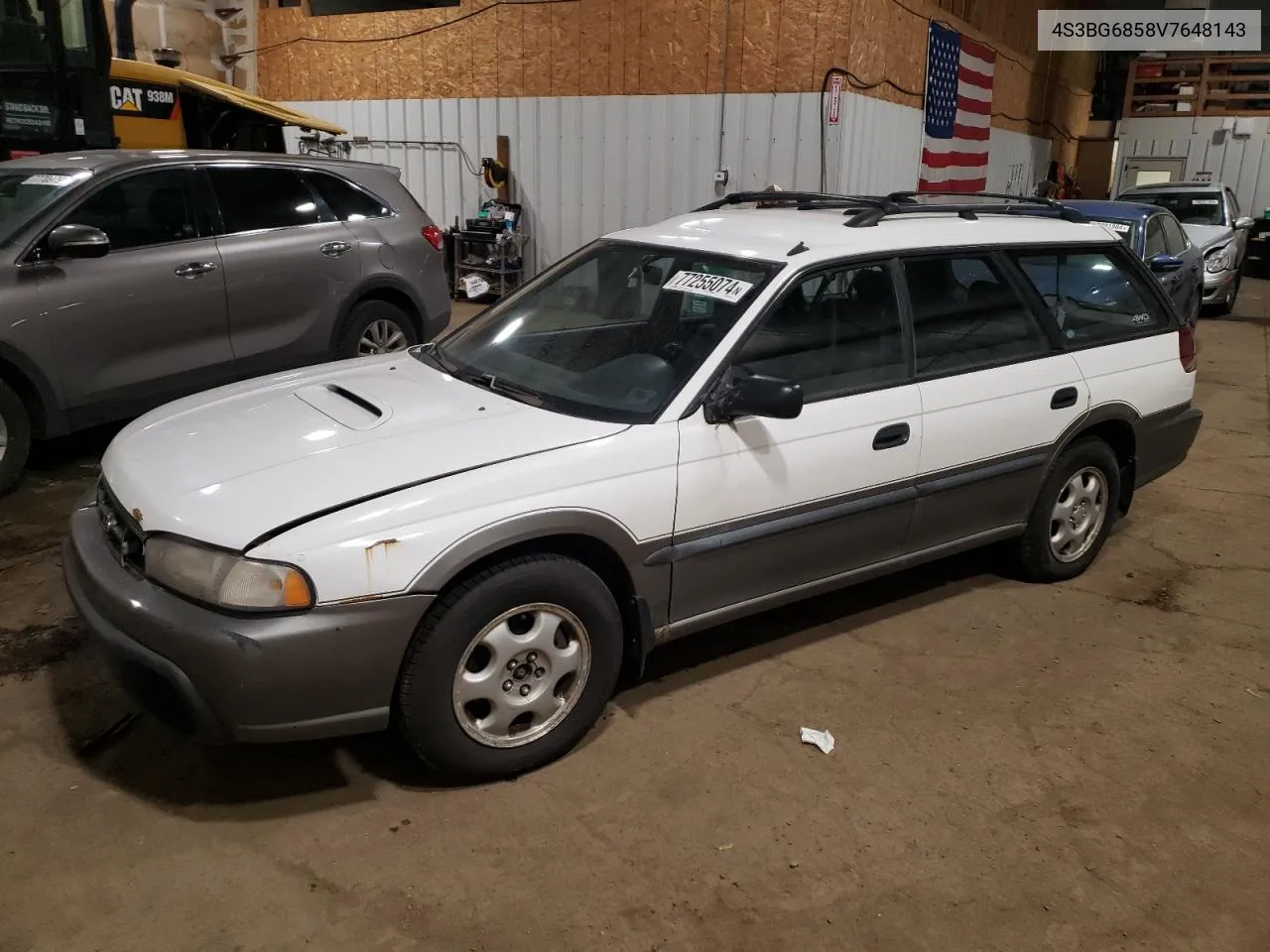 1997 Subaru Legacy Outback VIN: 4S3BG6858V7648143 Lot: 77255074