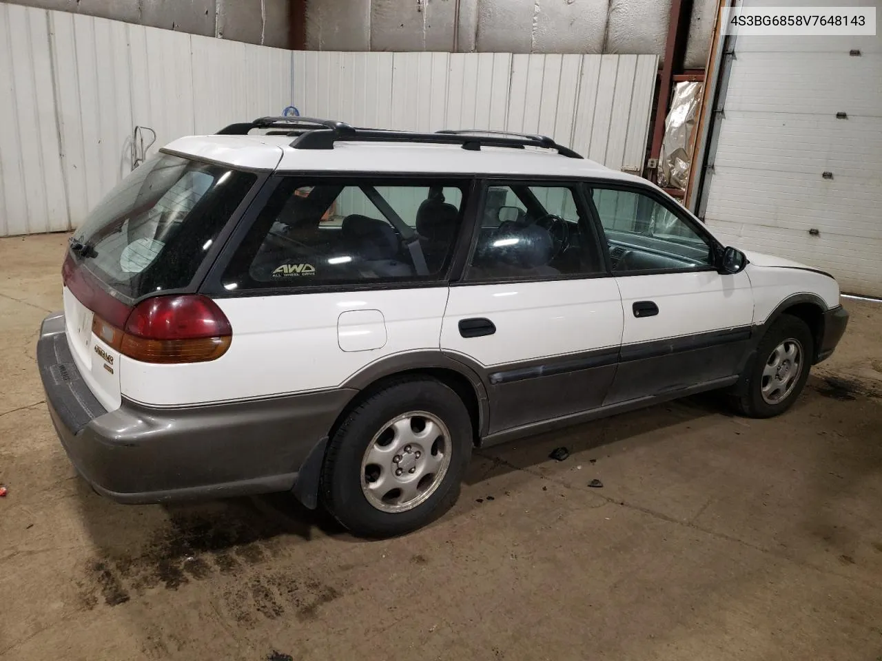 1997 Subaru Legacy Outback VIN: 4S3BG6858V7648143 Lot: 77255074