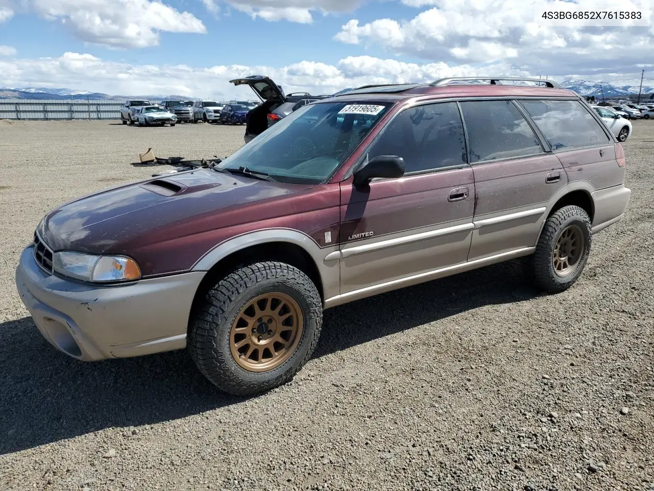 1999 Subaru Legacy Outback VIN: 4S3BG6852X7615383 Lot: 51919605