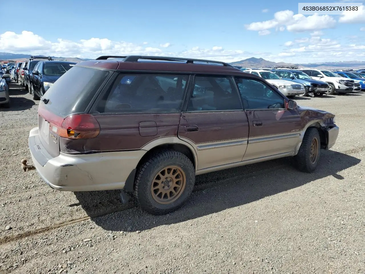 1999 Subaru Legacy Outback VIN: 4S3BG6852X7615383 Lot: 51919605