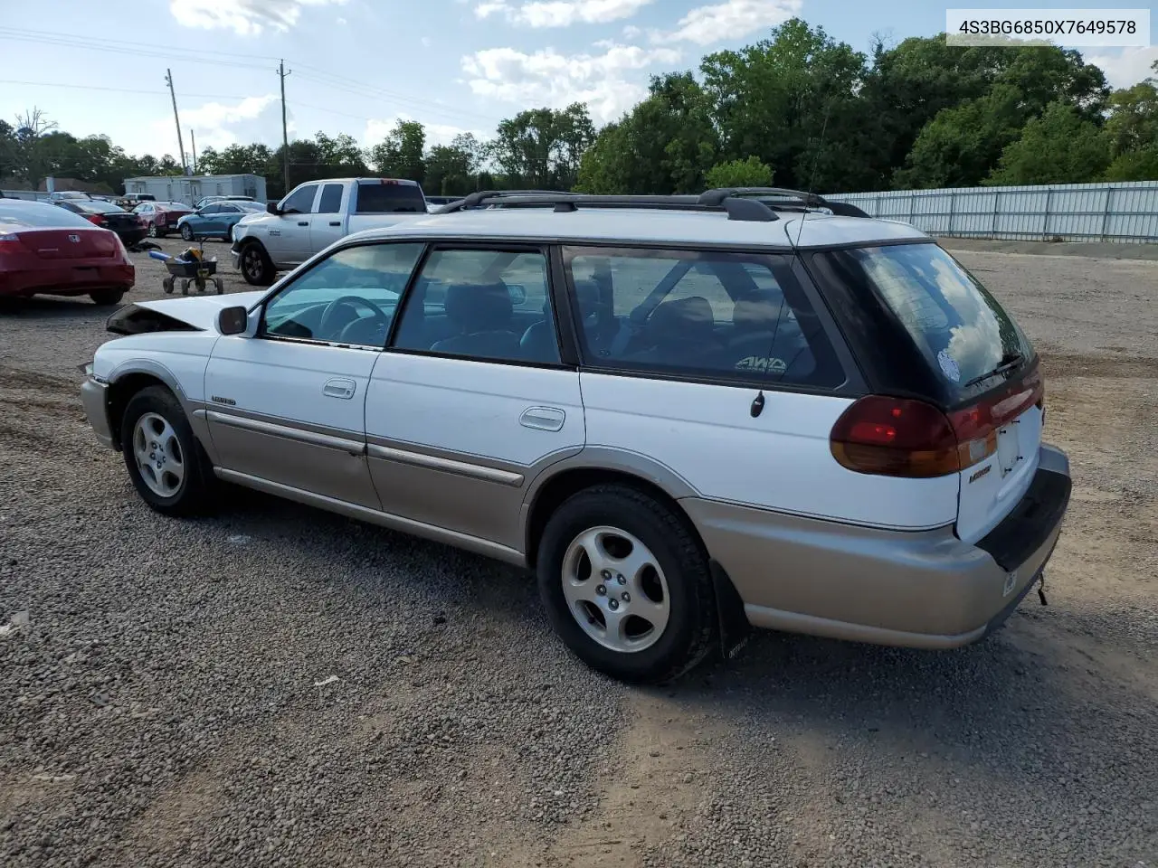 1999 Subaru Legacy Outback VIN: 4S3BG6850X7649578 Lot: 56654155