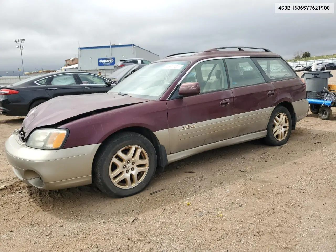 2000 Subaru Legacy Outback Limited VIN: 4S3BH6865Y7621900 Lot: 53691725