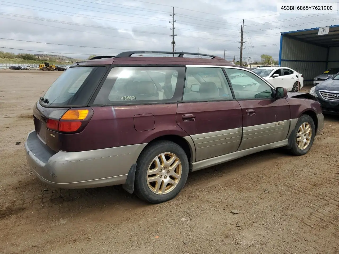 2000 Subaru Legacy Outback Limited VIN: 4S3BH6865Y7621900 Lot: 53691725