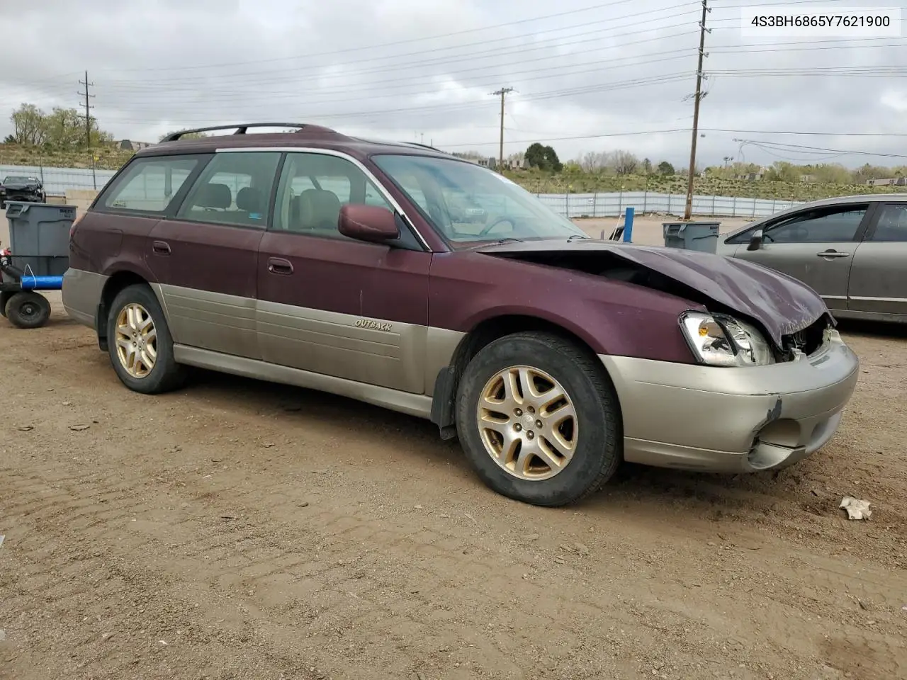 2000 Subaru Legacy Outback Limited VIN: 4S3BH6865Y7621900 Lot: 53691725