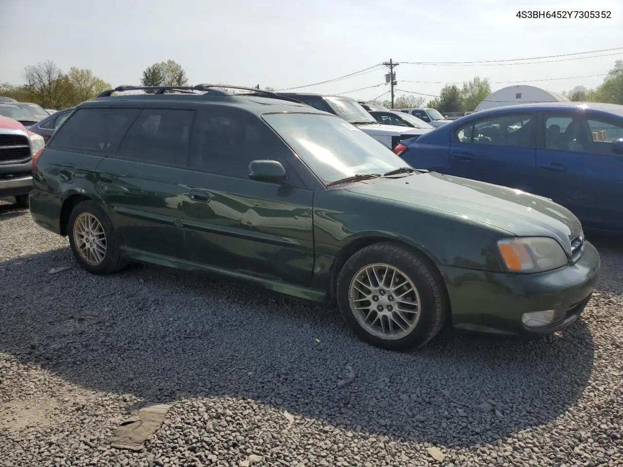 2000 Subaru Legacy Gt VIN: 4S3BH6452Y7305352 Lot: 54351125