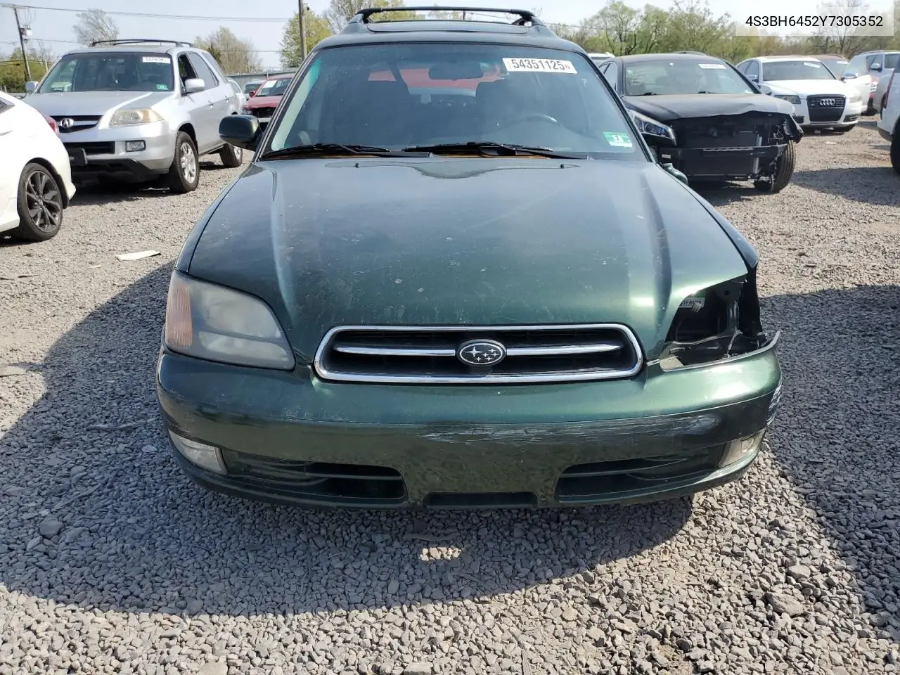 2000 Subaru Legacy Gt VIN: 4S3BH6452Y7305352 Lot: 54351125