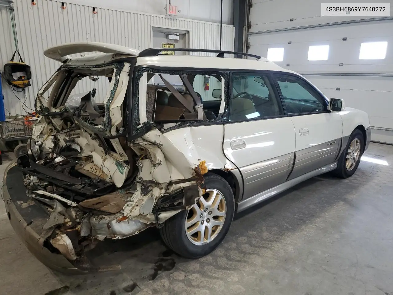 2000 Subaru Legacy Outback Limited VIN: 4S3BH6869Y7640272 Lot: 55059605