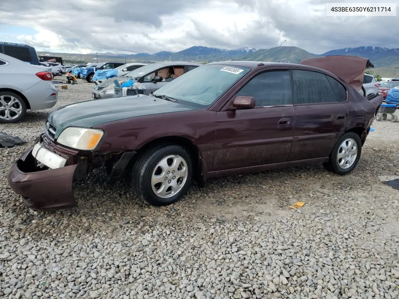 2000 Subaru Legacy L VIN: 4S3BE6350Y6211714 Lot: 55983585