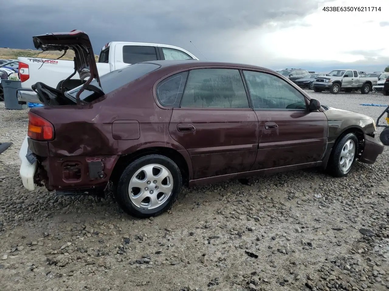2000 Subaru Legacy L VIN: 4S3BE6350Y6211714 Lot: 55983585