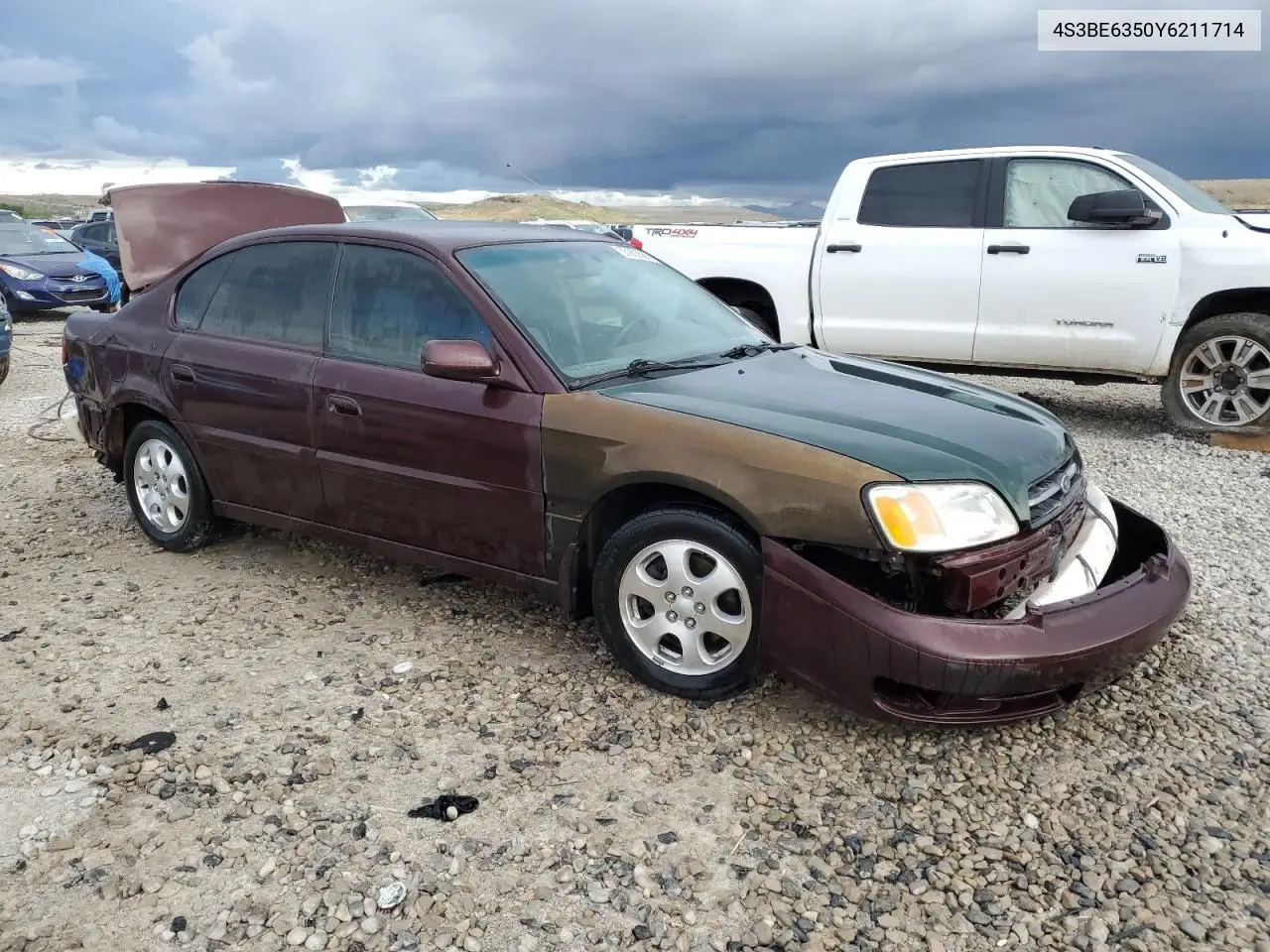2000 Subaru Legacy L VIN: 4S3BE6350Y6211714 Lot: 55983585